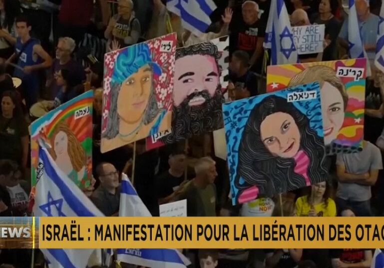 Protesters in Tel Aviv Demand Hostage Release Protesters in Tel Aviv Demand Hostage Release