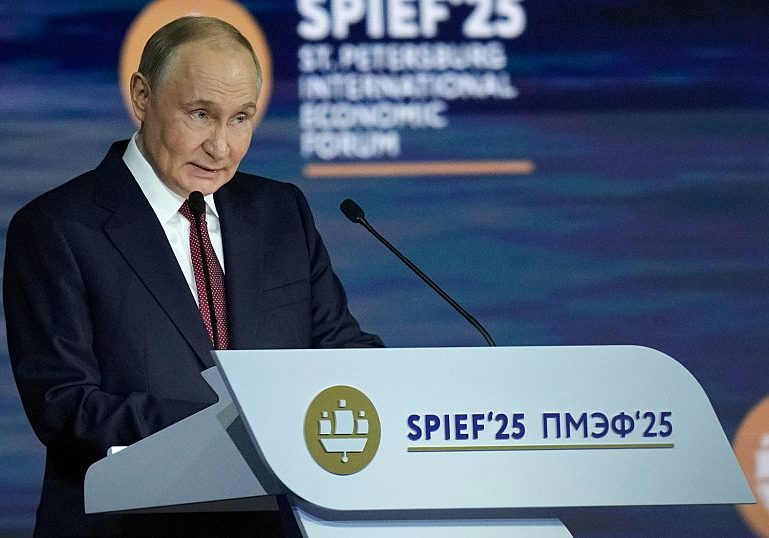 Putin downplays threat of recession at Saint Petersburg Forum, points to growth in manufacturing