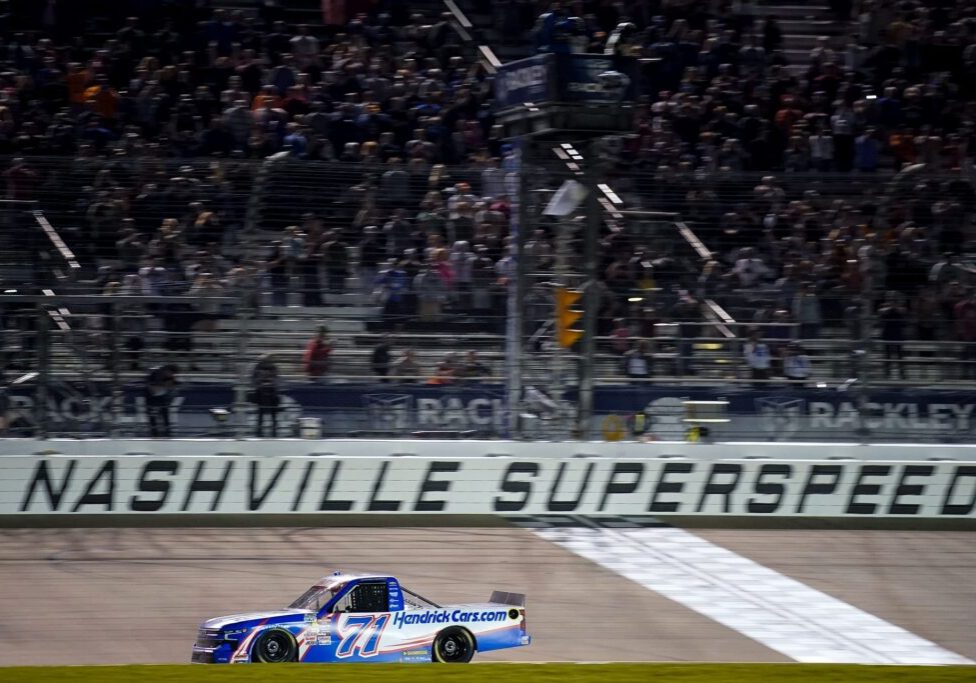 Rajah Caruth Wins 2025 NASCAR Truck Series Rackley Roofing 200 Syndication: The Tennessean - Source: Imagn