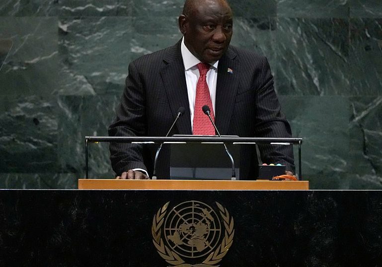 South Africa’s Ramaphosa urges end to trade weaponization