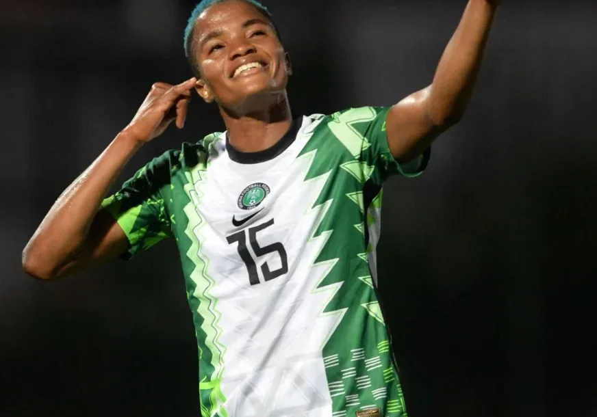 Rasheedat Ajibade Denies Defensive Approach as Super Falcons Qualify for Rasheedat Ajibade Denies Defensive Approach as Super Falcons Qualify for