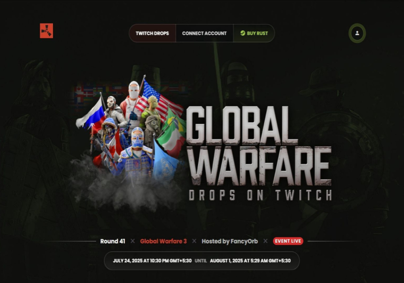 Rust Global Warfare Twitch Drops