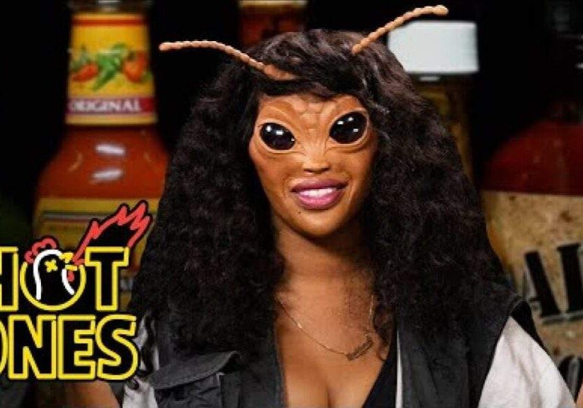 SZA Gets Bugged on Hot Ones SZA Gets Bugged on Hot Ones