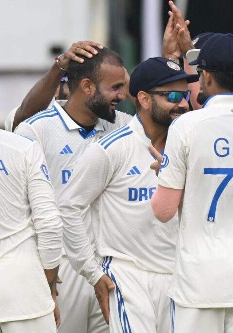 Shadman Islam falls to Akash Deep on Day 5