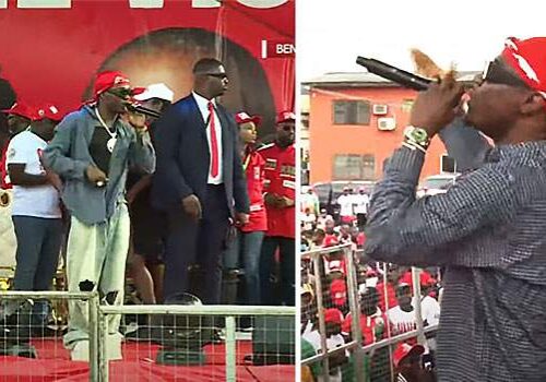 Spyro Performs at Labour Party Rally in Edo State Spyro Performs at Labour Party Rally in Edo State