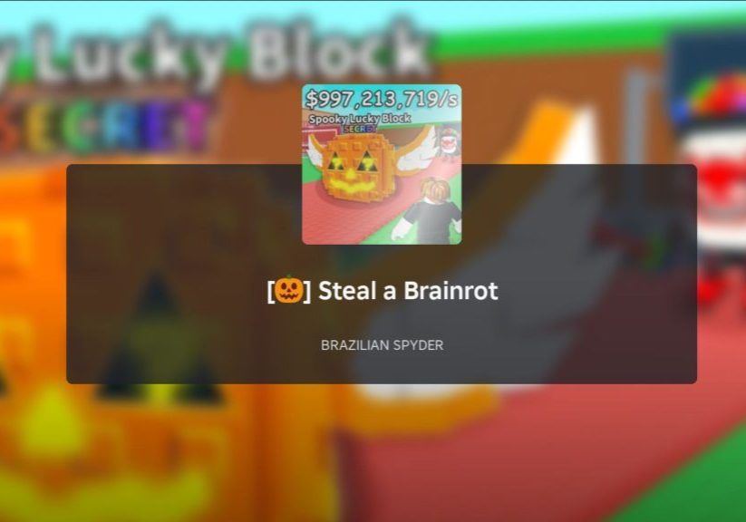 Steal a Brainrot La Casa Boo guide Steal a Brainrot loading screen