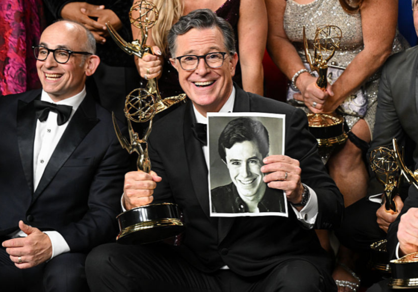 Why Stephen Colbert got a standing ovation at the Emmy Awards