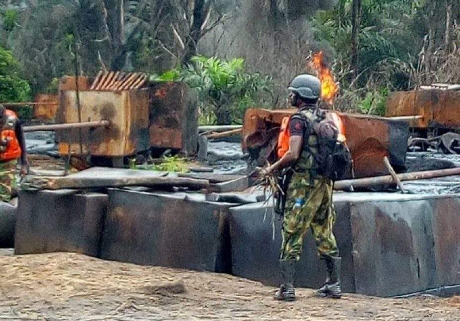 Stop Nigerian Navy from destroying illegal refineries NULGE urges FG Stop Nigerian Navy from destroying illegal refineries NULGE urges FG