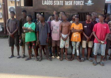 Taskforce Arrests 88 Suspects in Oshodi Crackdown Taskforce Arrests 88 Suspects in Oshodi Crackdown