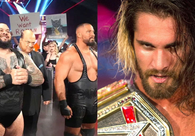 Seth Rollins, Paul Heyman, Bron Breakker and Bronson Reed [Image Credits: wwe.com]