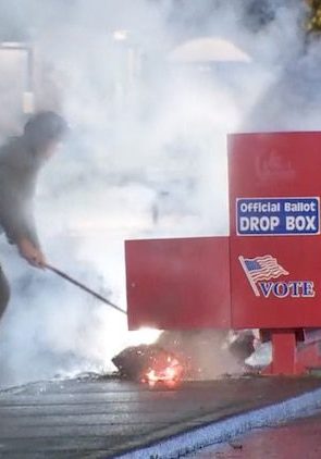 The ballot drop box