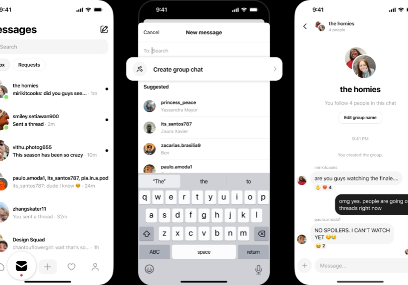 Threads adds group chat feature with up to 50 users How to start a group DM on Threads