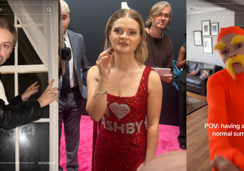 No, Ashby didn't rock her famous Lorax costume at the TikTok Awards