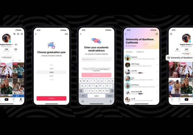 TikTok Launches Campus Verification to Connect College Students. TikTok is reinventing 2004 Facebook with new college student features