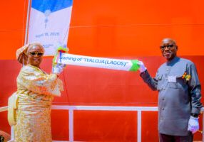 Tinubu Commissions 40,000 CBM LPG Vessel in South Korea Tinubu Commissions NNPCL/Sahara JV’s 40,000 CBM LPG Vessel In South Korea