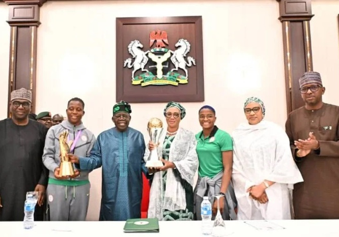 Tinubu rewards Super Falcons’ WAFCON triumph — Daily Nigerian