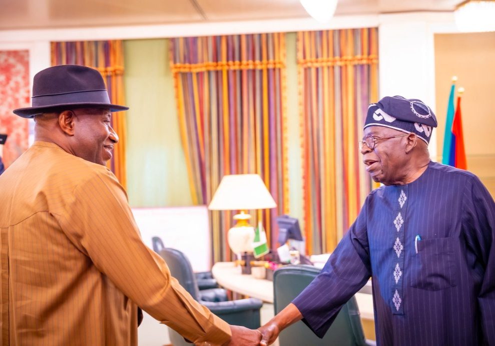 Tinubu meets Jonathan at State House — Daily Nigerian