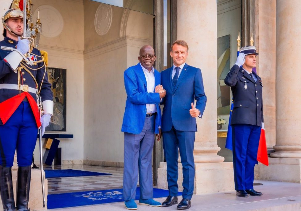 Tinubu, Macron hold private meeting in Paris — Daily Nigerian
