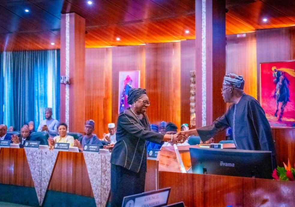 Tinubu swears in 5 new Perm. Secs., NPC boss — Daily Nigerian
