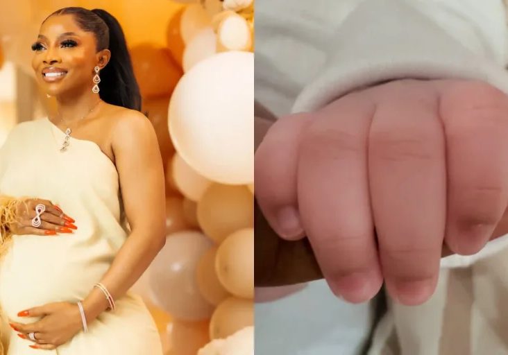 Toke Makinwa welcomes baby girl Yakira ‘My miracle is here’ - Media personality Toke Makinwa welcomes baby girl