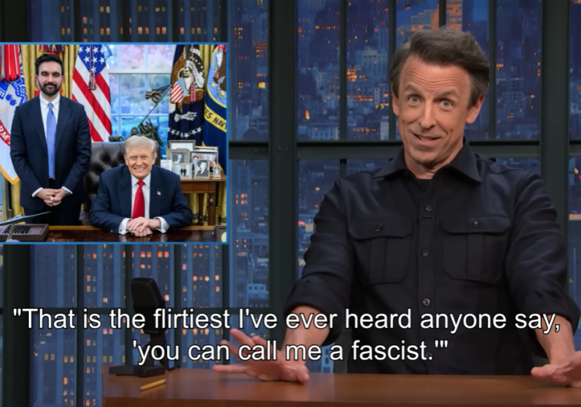 Seth Meyers pokes fun at Trump being utterly charmed by Mamdani