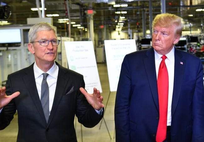 Trump Praises Apple CEO Tim Cook in Rare Interview, Reveals Trump Praises Apple CEO Tim Cook in Rare Interview, Reveals