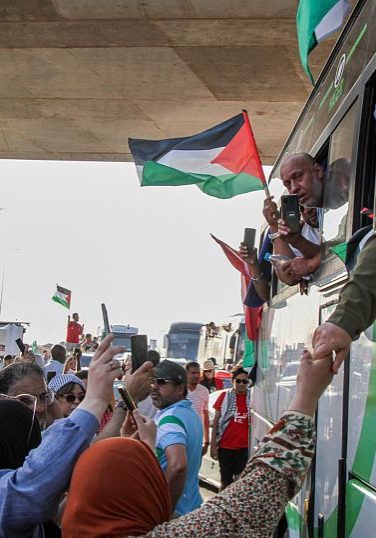 Land convoy leaves Tunisia for Gaza, in an effort to break Israel's siege