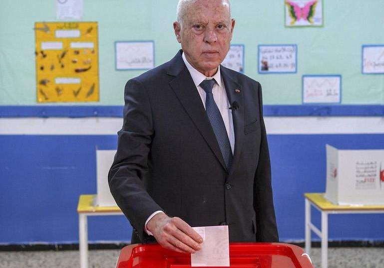 Tunisian President Kais Saied Files for Re election Amidst Lack of