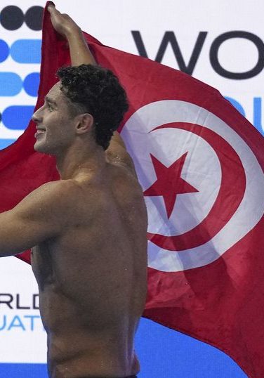Tunisian swimmer Ahmed Jaouadi clinches 1500m gold, achieves double victory at world championships