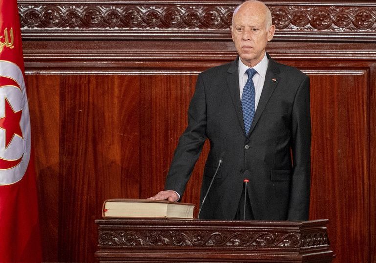 Tunisia's Saied Sworn In Amid Crackdown