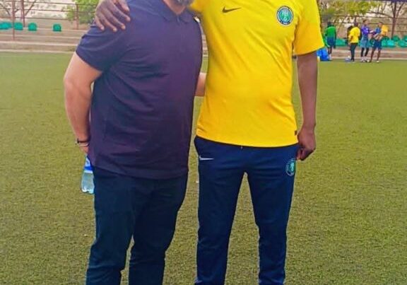 U-20 AFCON: Chelle visits Flying Eagles camp