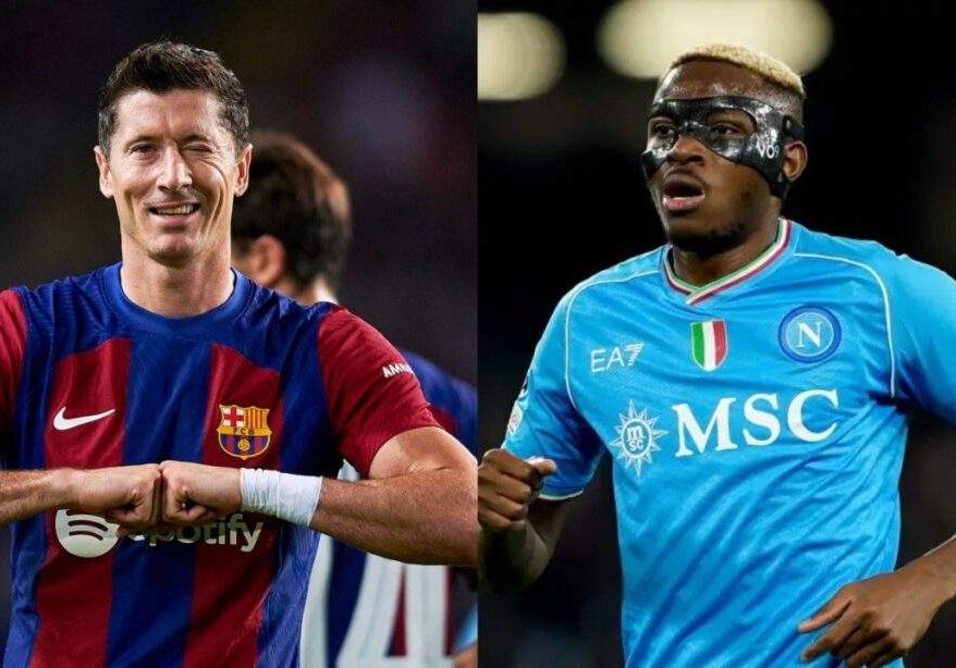UCL Gundogan labels Osimhen Lewandowski world class strikers