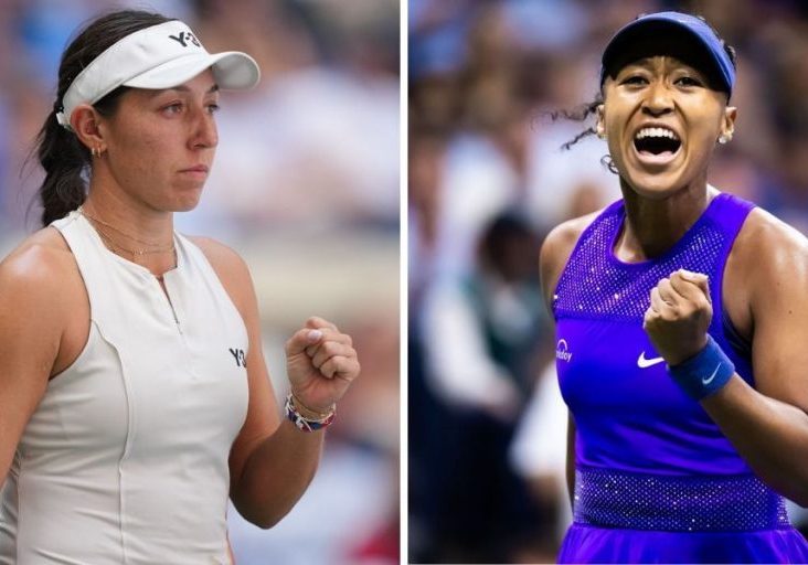 Jessica Pegual and Naomi Osaka at the US Open - Image Source: Getty 