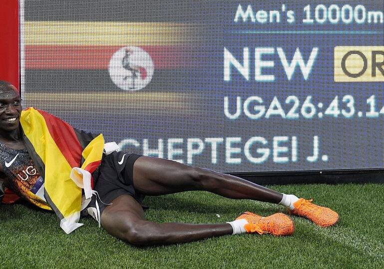 Uganda's Joshua Cheptegei Wins Olympic Record 10,000 Meter Gold