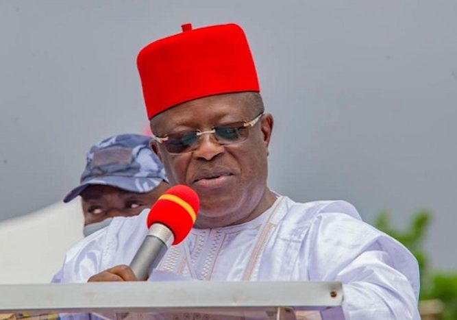 Ebonyi Guber: You can only contest against Gov Nwifuru on social media - Umahi