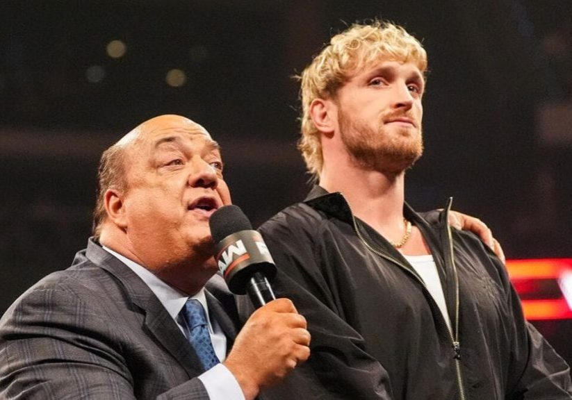 Logan Paul and Paul Heyman. [Image via WWE.com]