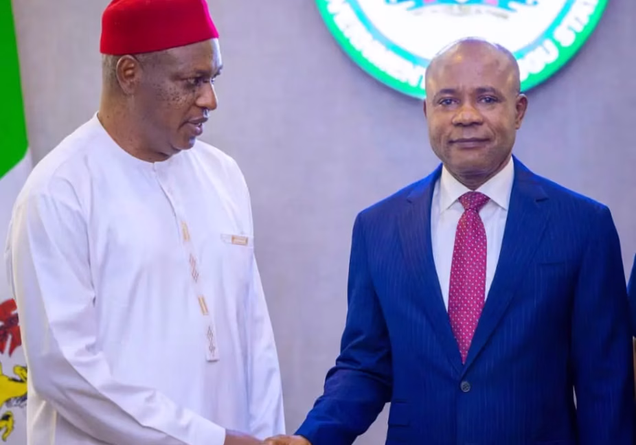 'Welcome home' - Gov Mbah receives Edeoga back to PDP 'Welcome home' - Gov Mbah receives Edeoga back to PDP