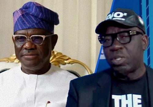 Wike's Fallout Won't Swing Edo Election, Insists Obaseki Wike's Fallout Won't Swing Edo Election, Insists Obaseki