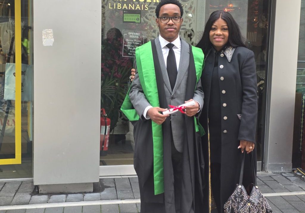 PHOTONEWS: Wike's son bags MSC from Kings College London