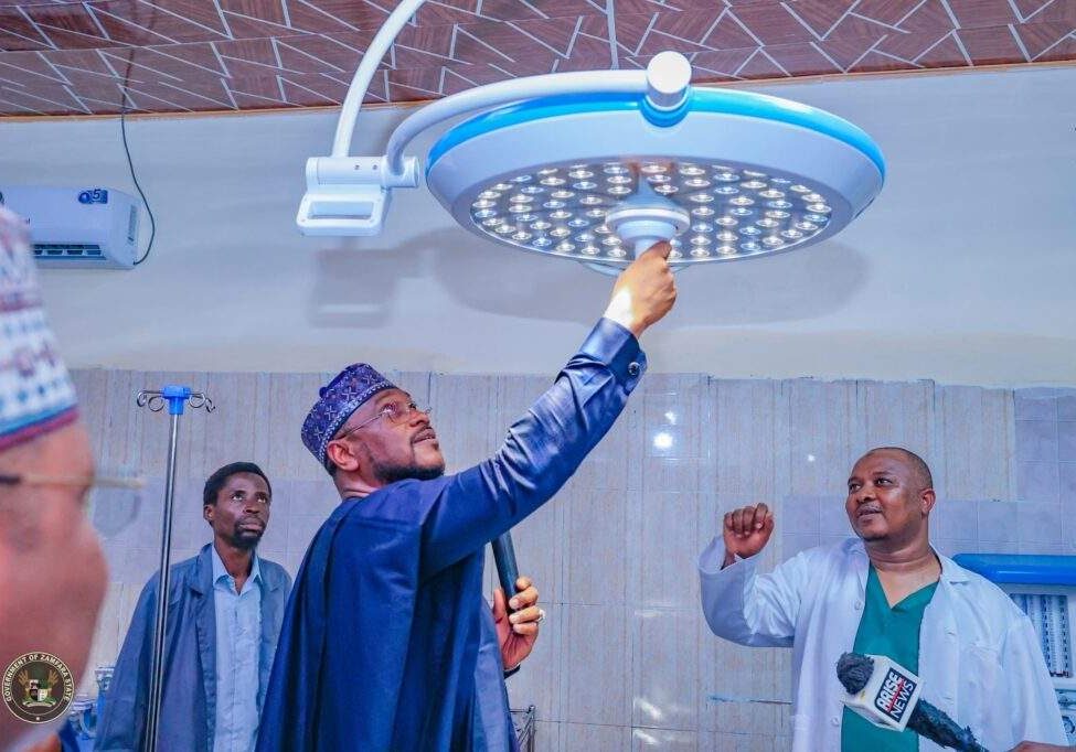 Zamfara Governor Inaugurates Renovated General Hospital in Maru Zamfara Governor Inaugurates Renovated General Hospital in Maru
