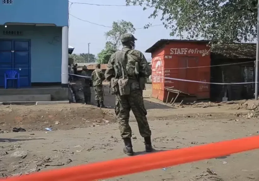 a soldier in the drc