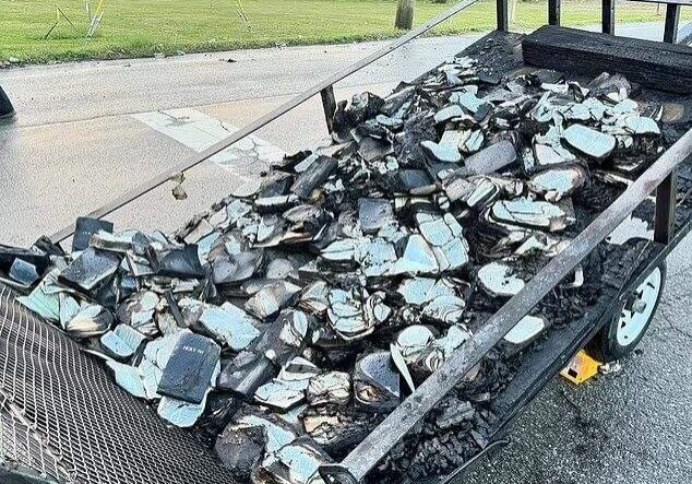 bibles burnt