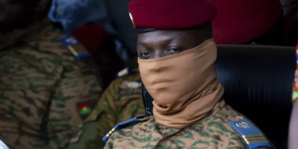 burkina faso coup leader capt ibrahim traore participates in a ceremony in ouagadougou oct 15 2022