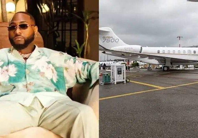 davido plane davido plane