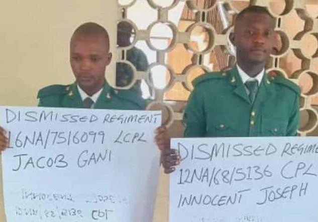 dismissed soldiers dismissed soldiers