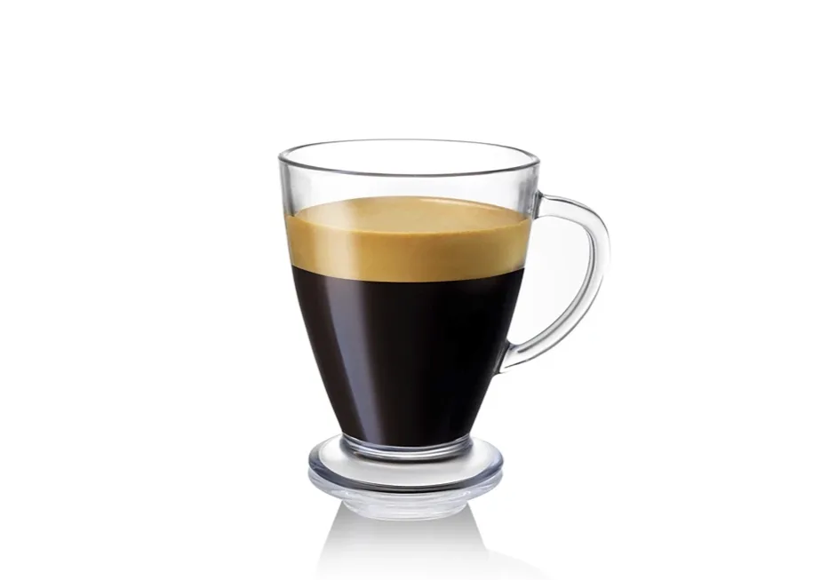 glass coffee mug