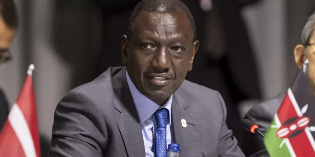 kenyas president william ruto attends a plenary session during the summit on peace in ukraine in obburgen switzerland sunday june 16 2024 kenyas president william ruto attends a plenary session during the summit on peace in ukraine in obburgen switzerland sunday june 16 2024