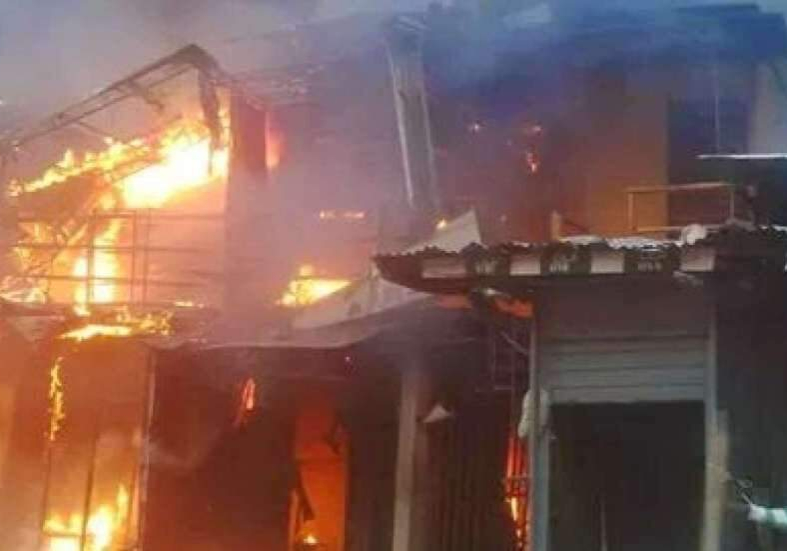 kwara market fire kwara market fire