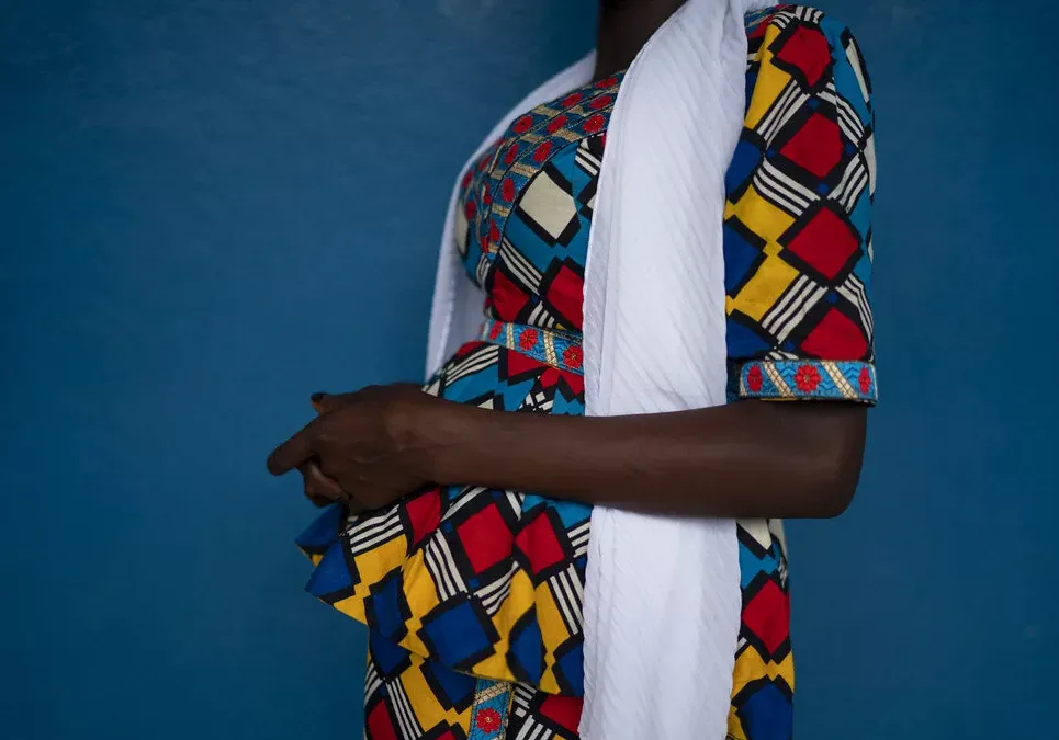 mariama poses for a photo in koidu kono district sierra leone 24 november 2020