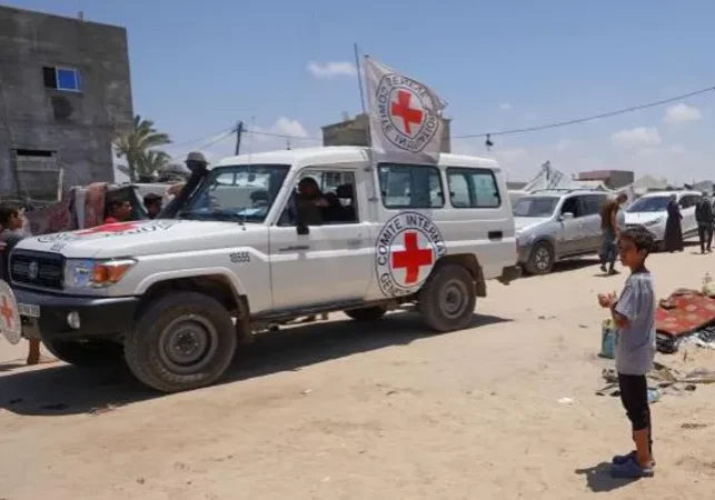 red cross gaza red cross gaza